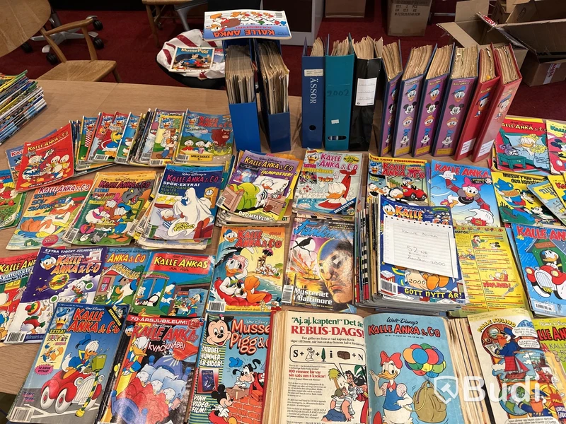 Serietidningar Kalle Anka & Co, Bamse, Knasen m.fl.