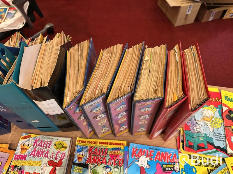 Serietidningar Kalle Anka & Co, Bamse, Knasen m.fl.