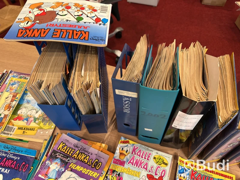 Serietidningar Kalle Anka & Co, Bamse, Knasen m.fl.