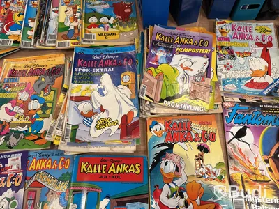 Serietidningar Kalle Anka & Co, Bamse, Knasen m.fl.