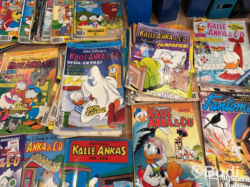 Serietidningar Kalle Anka & Co, Bamse, Knasen m.fl.