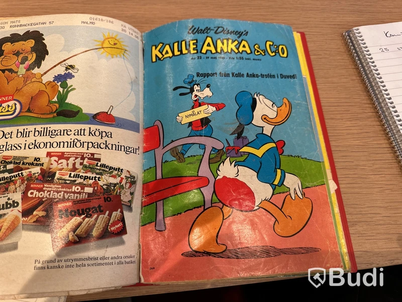 Serietidningar Kalle Anka & Co, Bamse, Knasen m.fl.