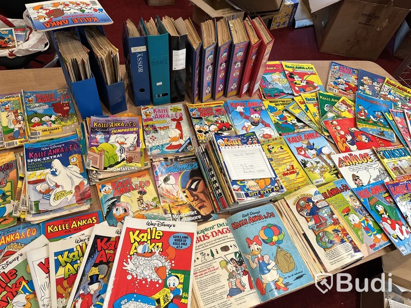 Serietidningar Kalle Anka & Co, Bamse, Knasen m.fl.