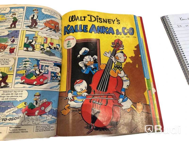 Serietidningar Kalle Anka & Co, Bamse, Knasen m.fl.