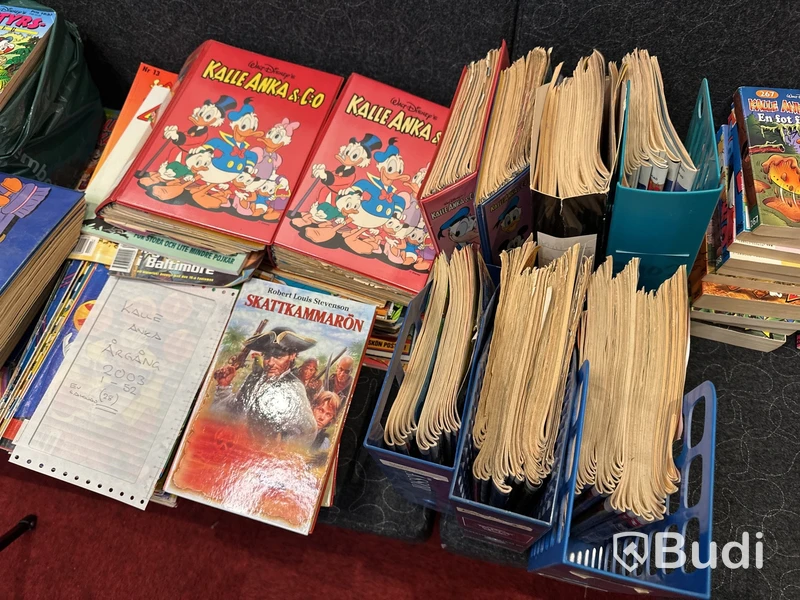 Serietidningar Kalle Anka & Co, Bamse, Knasen m.fl.