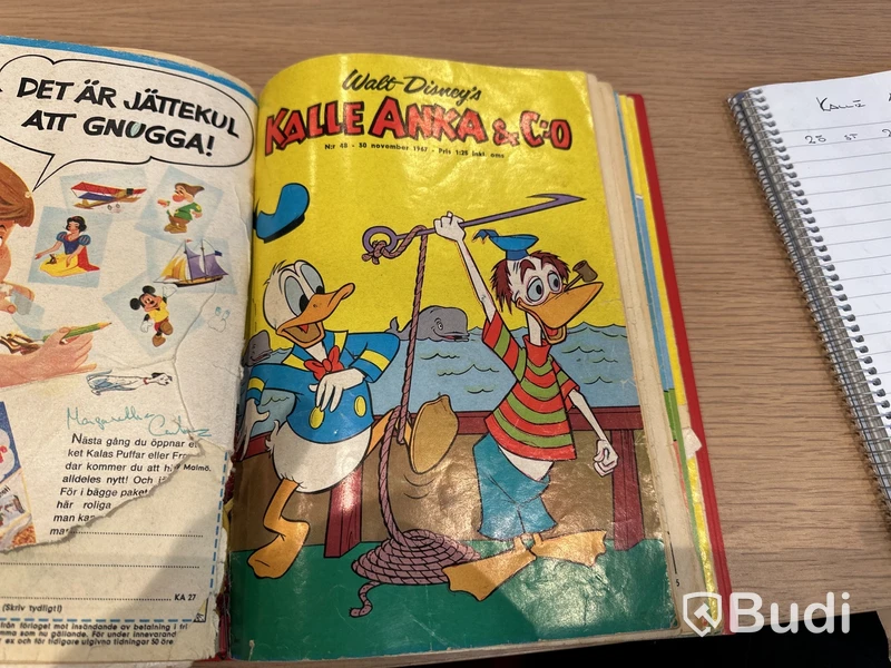 Serietidningar Kalle Anka & Co, Bamse, Knasen m.fl.