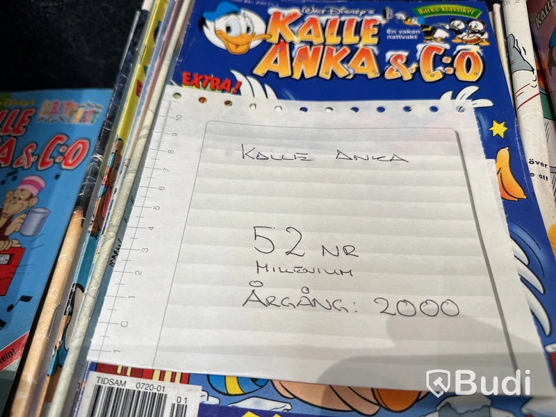 Serietidningar Kalle Anka & Co, Bamse, Knasen m.fl.