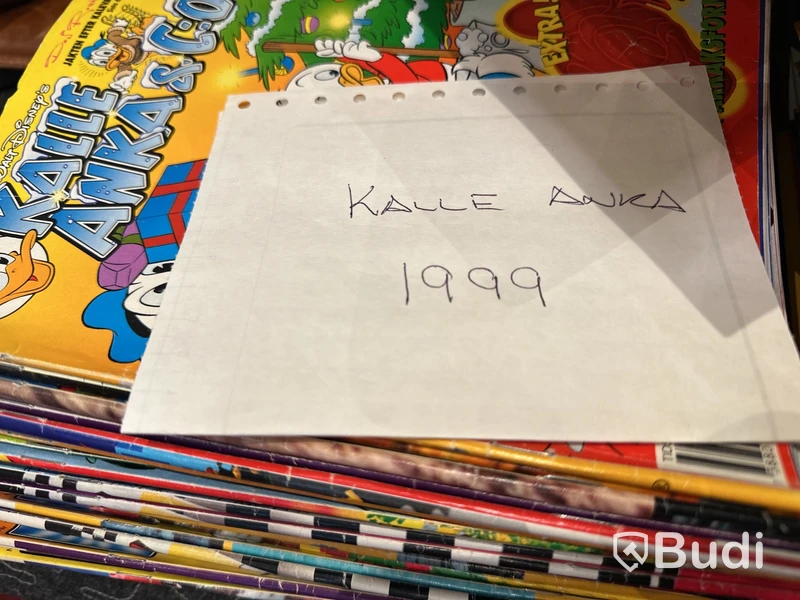 Serietidningar Kalle Anka & Co, Bamse, Knasen m.fl.