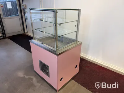 Kyldisplay Nova Meta, glasfront, rosa bas