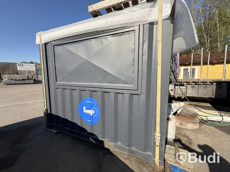 10 fots isolerad container | Öppningsbar lucka