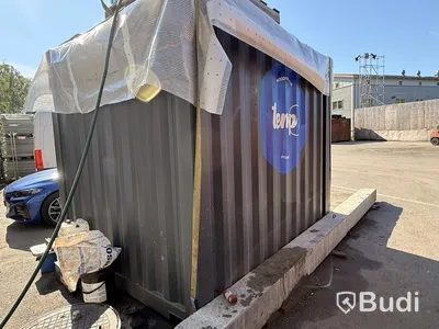 10 fots isolerad container | Öppningsbar lucka