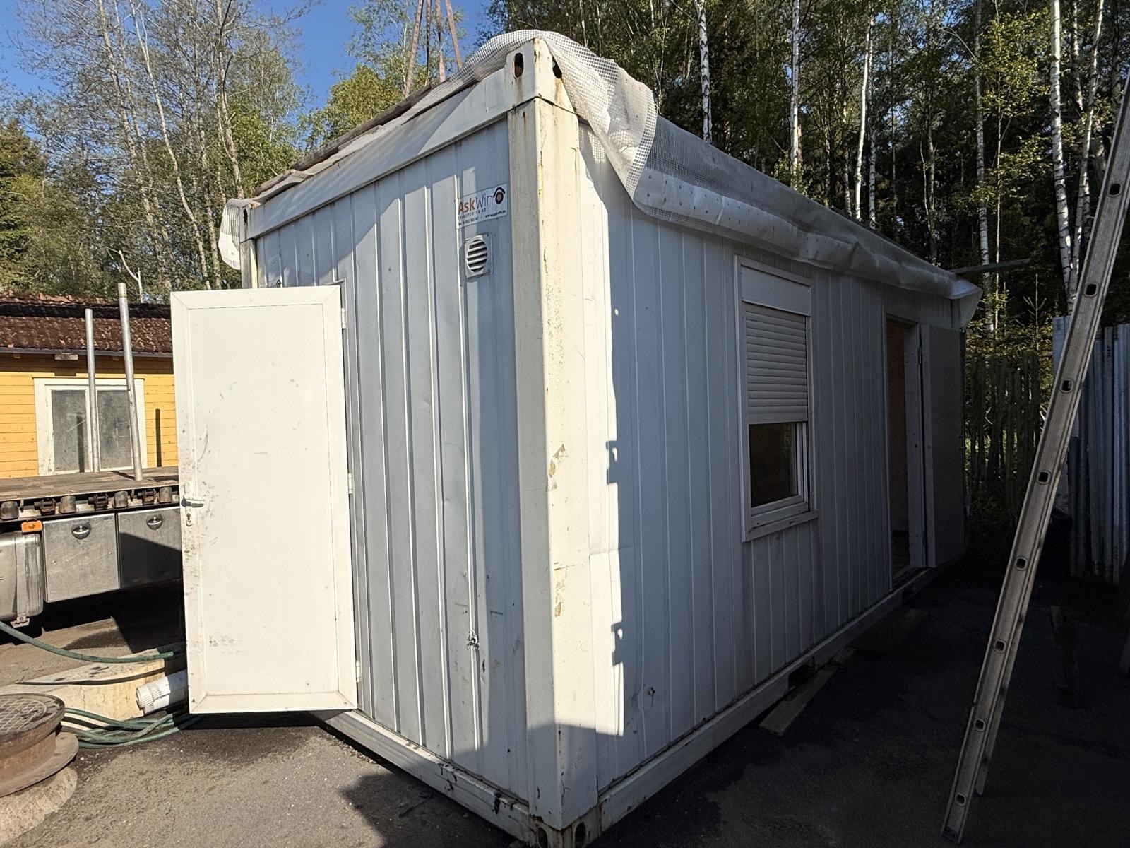 20-fots container kontor/verkstad | Reparationsobjekt