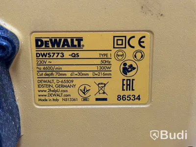 Kap- & gersåg Dewalt DWS773
