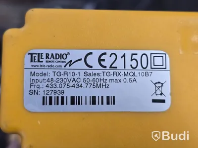 3 st elektriska kättingtelfer | GIS LCH1000/2N.D8+