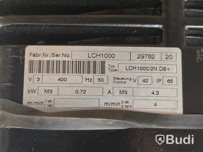 3 st elektriska kättingtelfer | GIS LCH1000/2N.D8+