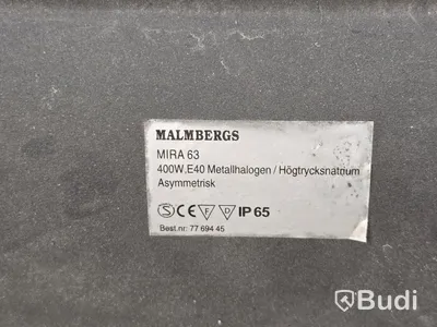 28 st strålkastare | Malmbergs Mira 63 | Asymmetriska