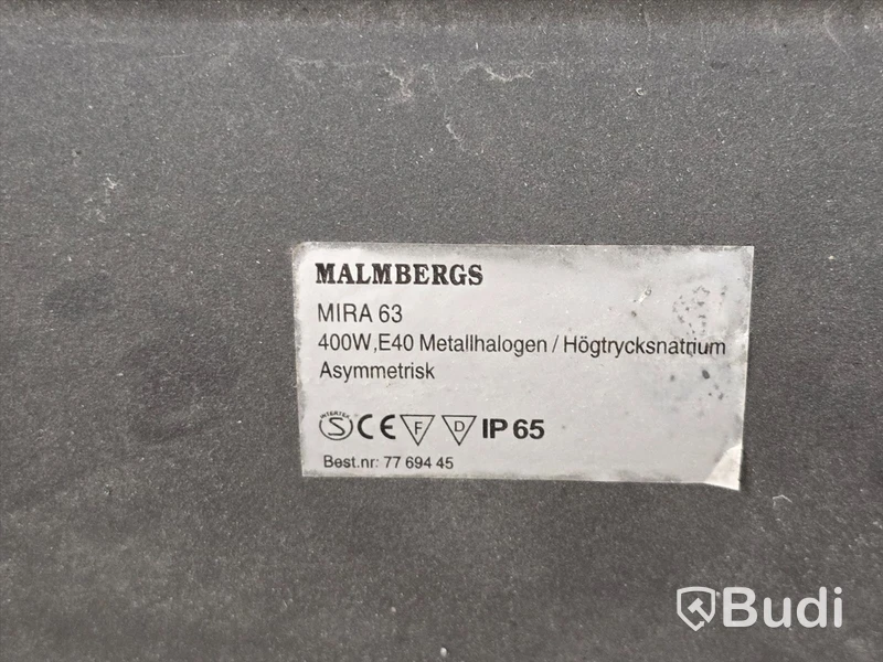 28 st strålkastare | Malmbergs Mira 63 | Asymmetriska