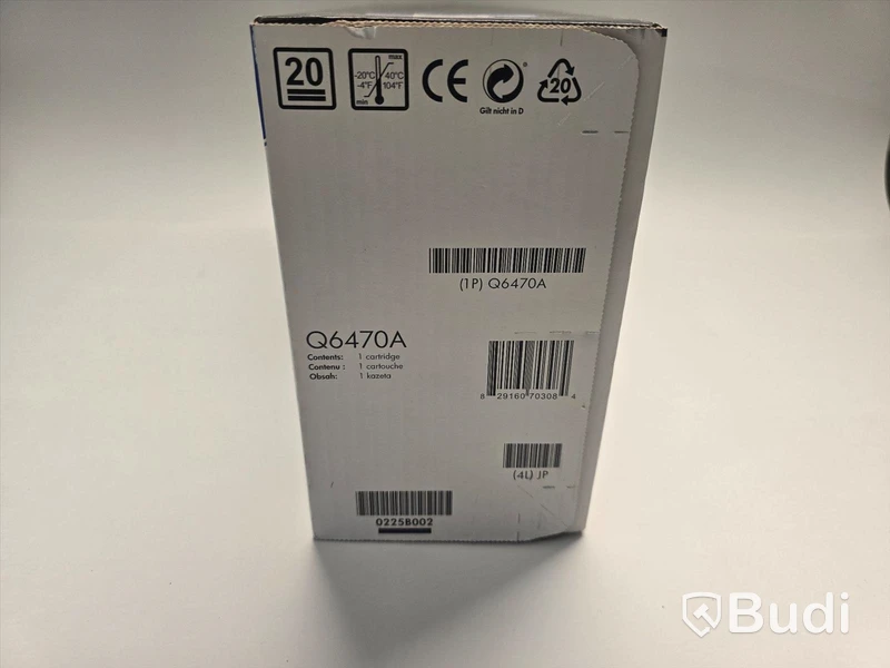 Toner HP Q6470A Svart | Color LaserJet 3600/3800 | 6000 sidor