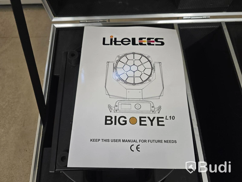2 st. Moving Heads | LITELEES Big Eye L10 (en delvis defekt).