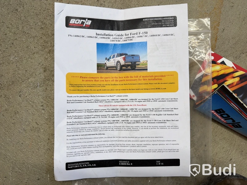Borla ATAK Cat-Back avgassystem – Ford F-150 5.0 V8