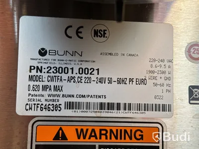 Kaffebryggare Bunn CWTFA-APS
