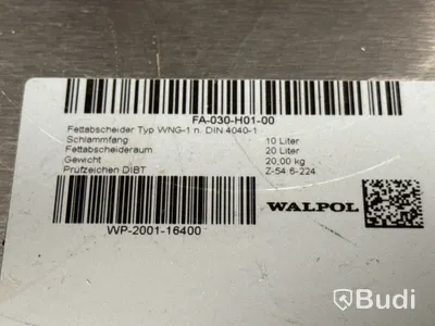 Fettavskiljare Walpol
