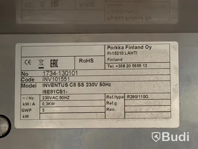 Kylskåp Porkka Inventus C8 SS