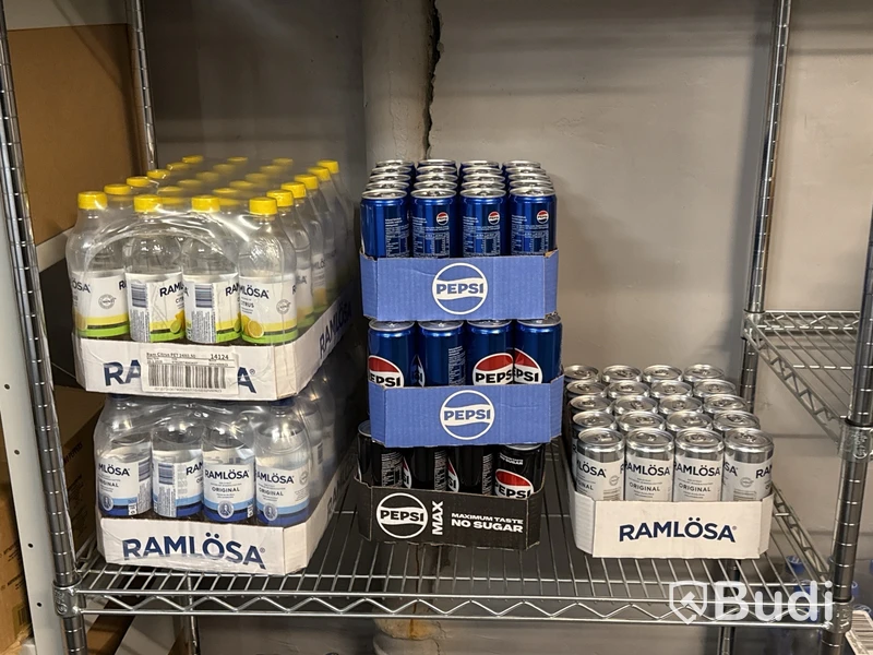 Parti torrvaror, engångsartiklar & läsk