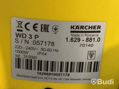 Dammsugare Kärcher WD3 P