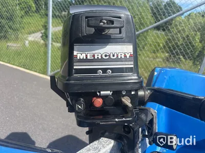 Motorbåt 4.65m med Mercury 4hk och båtkärra