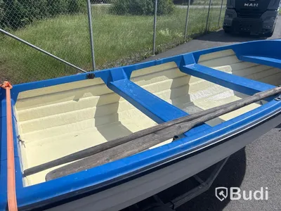 Motorbåt 4.65m med Mercury 4hk och båtkärra