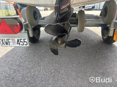 Motorbåt 4.65m med Mercury 4hk och båtkärra