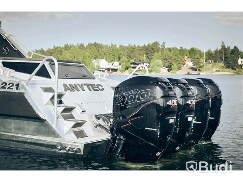 Motorboat Anytec 1221 SPD – 2016 | 4 x Mercury Racing 400 hp | 1600 hp