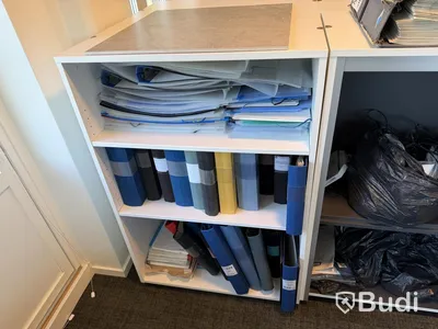 10 st bokhyllor, IKEA, 80 cm, med tillbehör