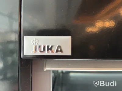 Juka VARNA 110 refrigerated display counter, black, for beverages and takeaway