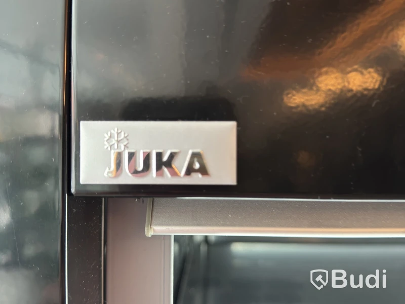 Juka VARNA 110 refrigerated display counter, black, for beverages and takeaway