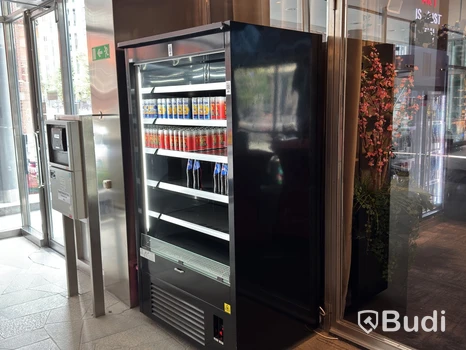 Displaykyl Juka VARNA 110, svart, för dryck och takeaway