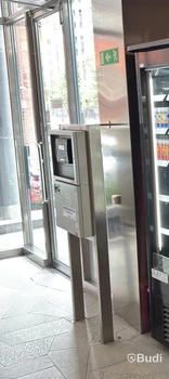 Displaykyl Juka VARNA 110, svart, för dryck och takeaway