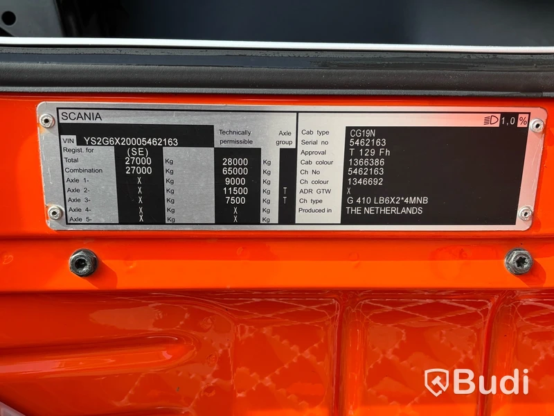 Schaktbil Scania G410 12.7 -2017 | Sörling