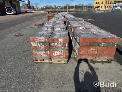 130 kvm massivt fasadtegel, Wienerberger - Packhustegl + 25 kvm Wienerberger Onyx