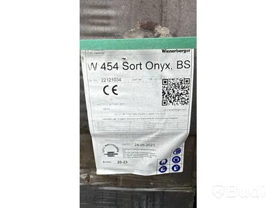 130 kvm massivt fasadtegel, Wienerberger - Packhustegl + 25 kvm Wienerberger Onyx