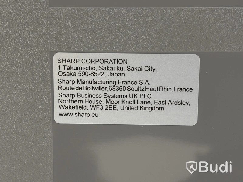 Multifunktionsskrivare Sharp BP-50C26, med extra pappersfack