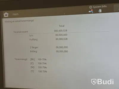 Multifunktionsskrivare Sharp BP-50C26, med extra pappersfack