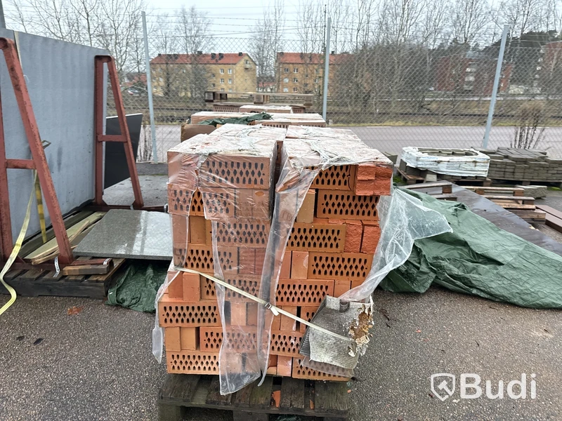 5 st pall med tegelsten | 250x120x62