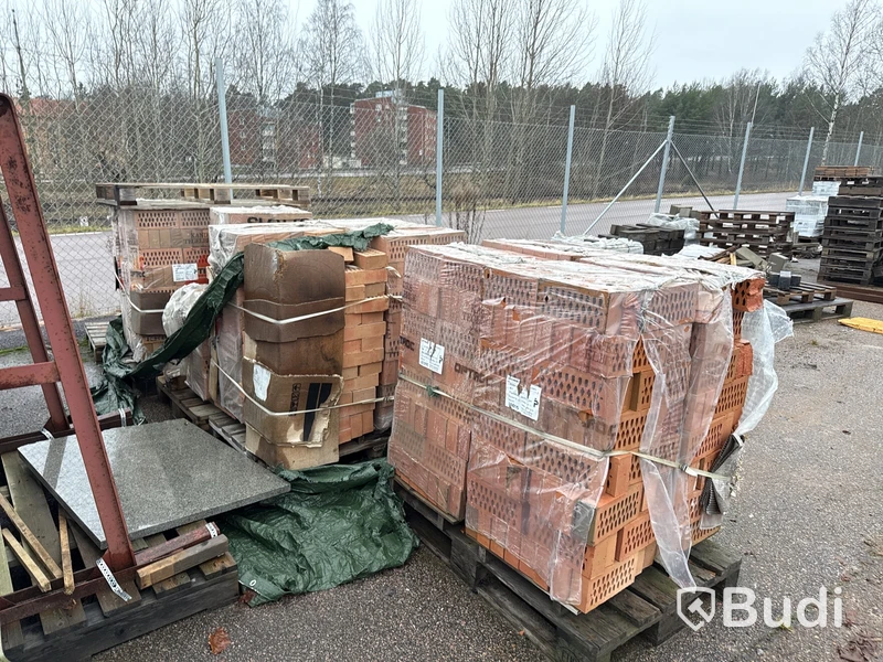 5 st pall med tegelsten | 250x120x62