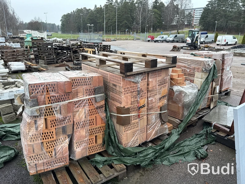 5 st pall med tegelsten | 250x120x62
