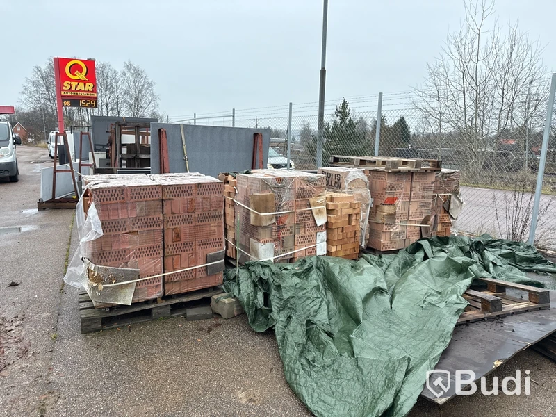 5 st pall med tegelsten | 250x120x62