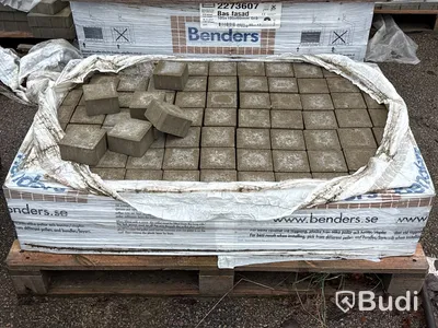 Stort parti marksten, skiffer, gatsten, gravstensmaterial etc.