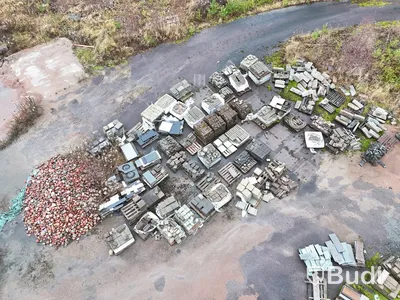 Stort parti marksten, natursten, gatusten & råmaterial till gravstenar