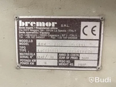Stenpolermaski Bremor BRM 2000 Special | 2000